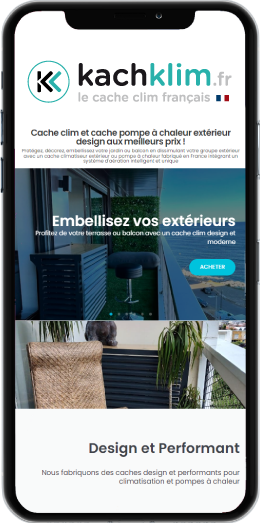 site cache climatiseur extérieur design français